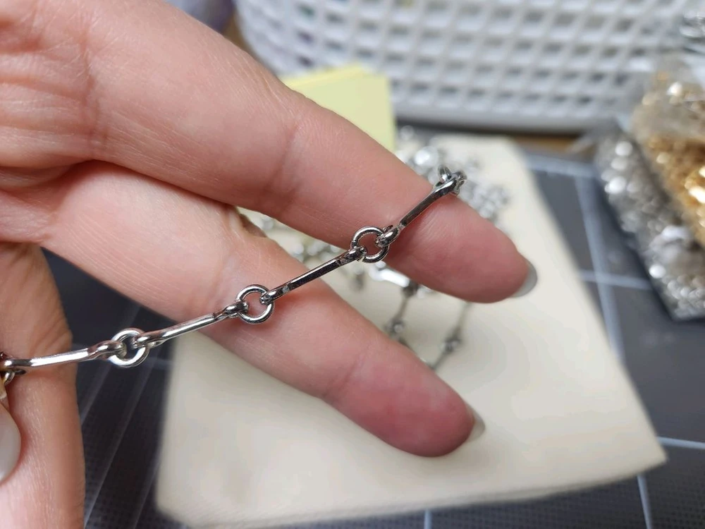 비즈재료 악세사리재료 키링재료 체인 커넥터or 이미지