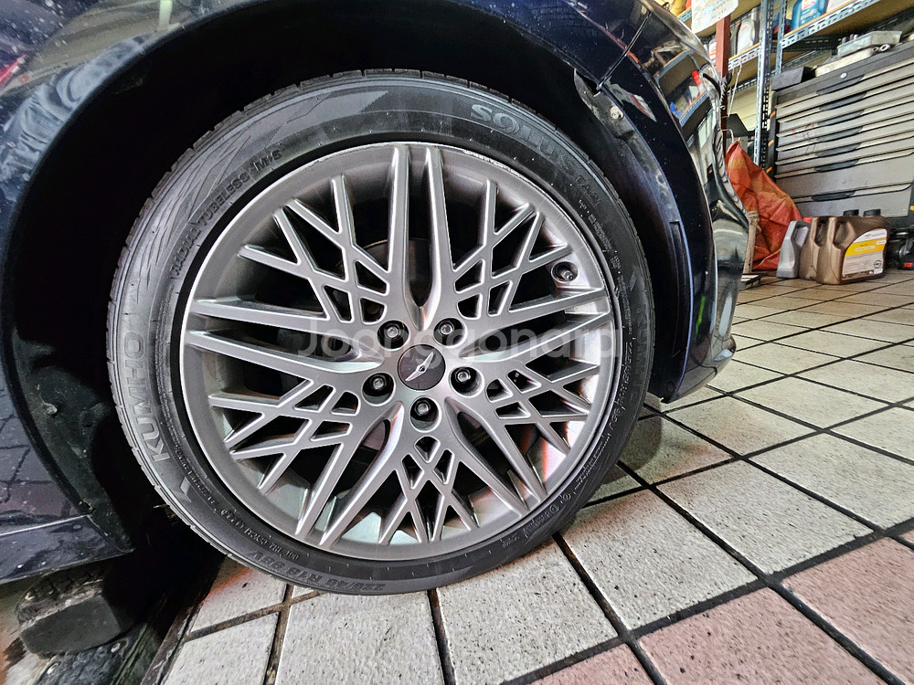 제네시스 G80 19인치 순정 휠타이어 세트--0