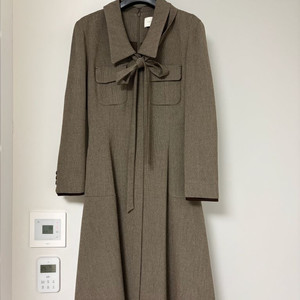 브라이드앤유 리본 코트 원피스