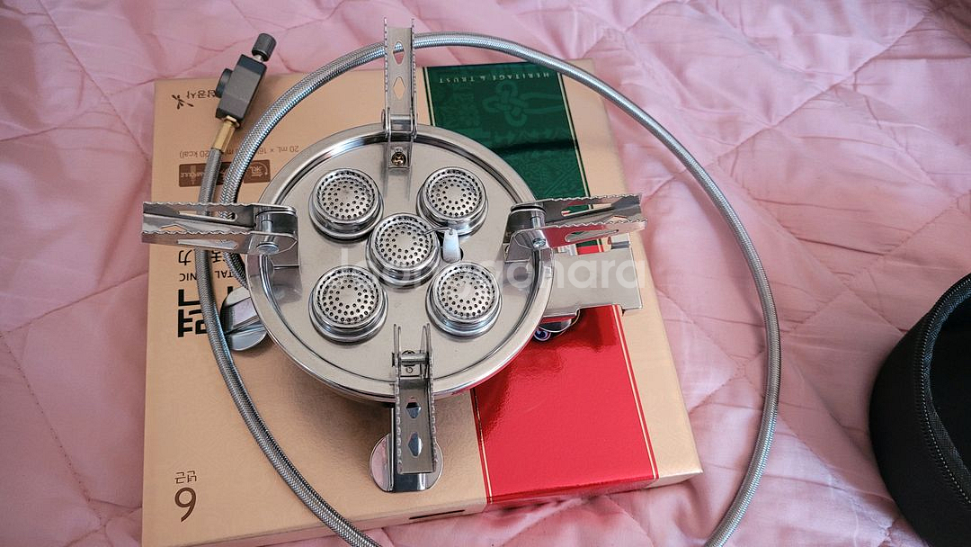 캠핑 버너 고급형 중형 5구 가스 버너 (새상품)--5