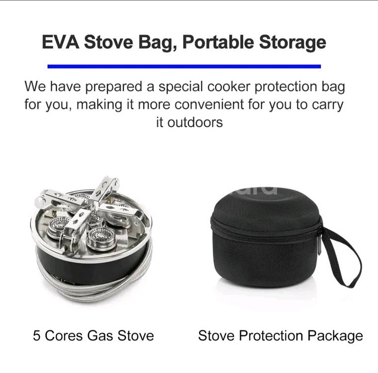 캠핑 버너 고급형 중형 5구 가스 버너 (새상품)--9