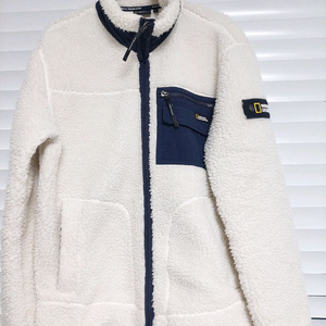 내셔널지오그래픽 95-100 세탁 플리스 뽀글이 집업점퍼 겨울패딩