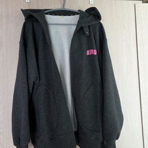 히로 후드집업 170사이즈 HIRO 차콜 후드