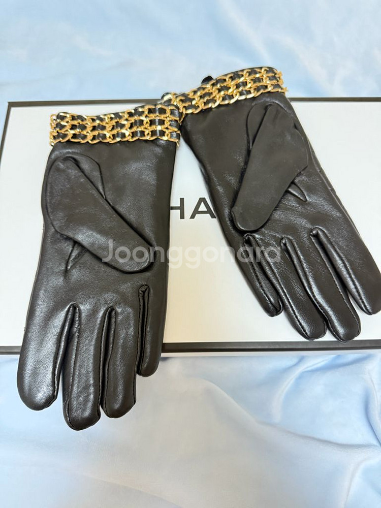 샤넬 가죽 장갑--4