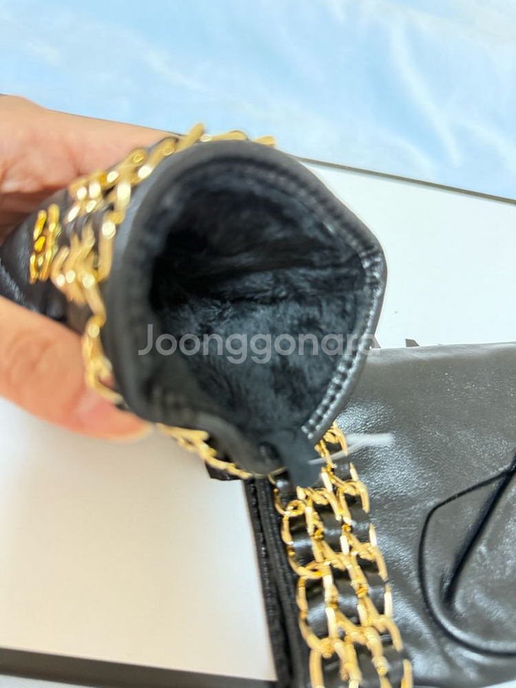 샤넬 가죽 장갑--5