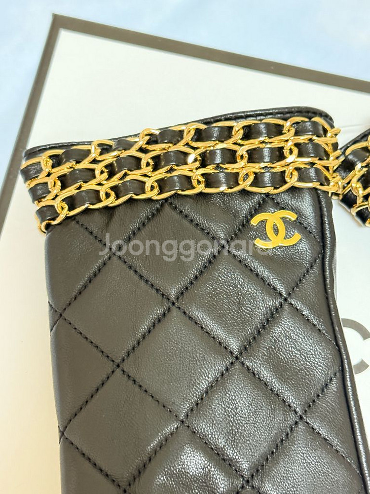 샤넬 가죽 장갑--3