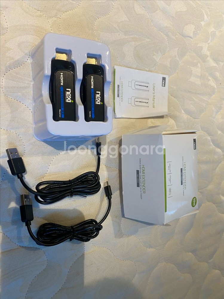 [급처분]HDMI 익스텐더 송수신기 세트 판매 합니다.(30일까지)--1