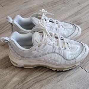 정품 나이키 에어맥스 트리플 98 화이트 230