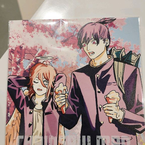 체인소맨 9주차 주말 특전 아키&천사 일러스트 색지 판매합니다