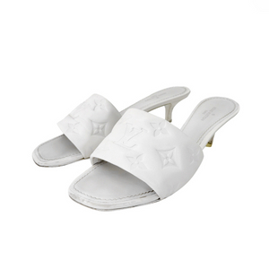 35] 루이비통 리바이벌 워터프린트 슬리퍼 뮬 펌프스