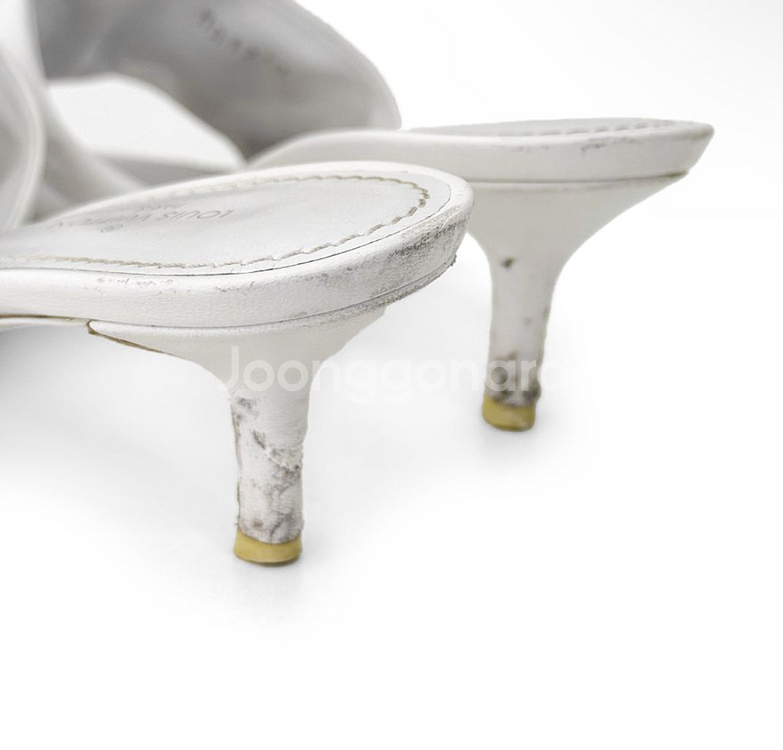 35] 루이비통 리바이벌 워터프린트 슬리퍼 뮬 펌프스--7