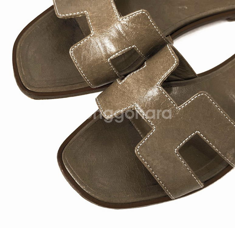 [36.5] Hermes 에르메스 여성 오란 슬리퍼--6