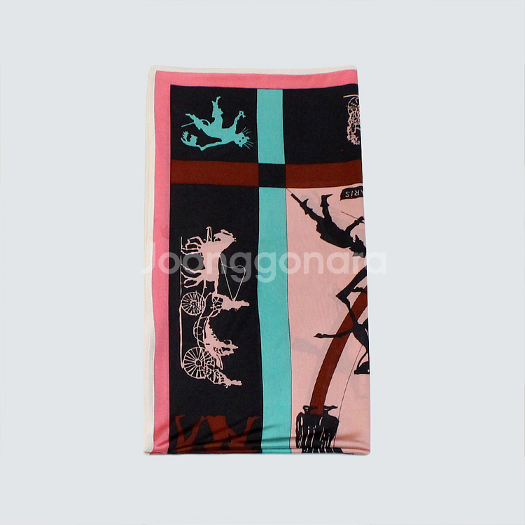 [명품다올동래] 에르메스 JEUX DOMBRES 까레 스카프 90--0