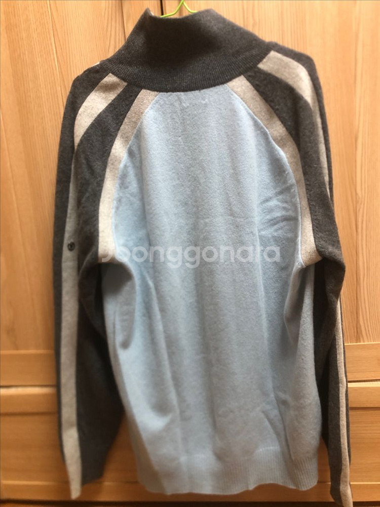 보그너 캐시미어 100 반집업 니트--0