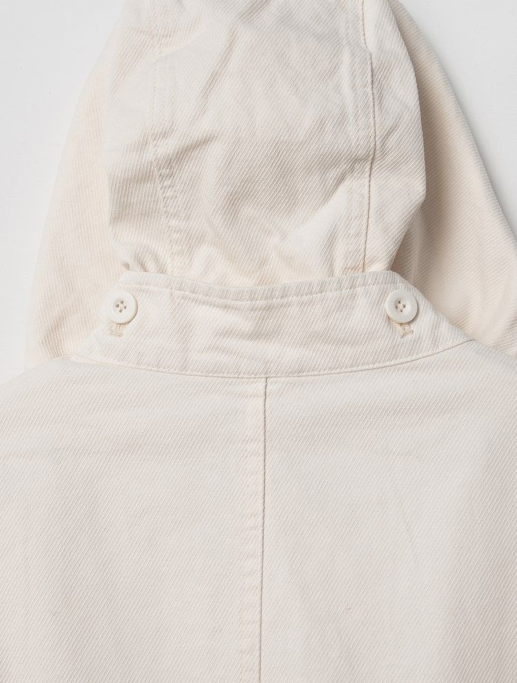 [새상품] 에잇세컨즈 코튼 후드탈부착 야상점퍼 화이트/아이보리흰색미색크림색 남녀공용남자여자 집업 아우터 외투 봄가을--11