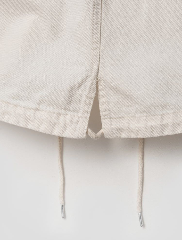 [새상품] 에잇세컨즈 코튼 후드탈부착 야상점퍼 화이트/아이보리흰색미색크림색 남녀공용남자여자 집업 아우터 외투 봄가을--16