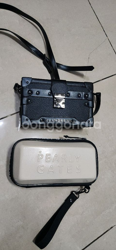 파리게이츠 하드케이스 파우치백/ 파리게이츠 니트패딩--5