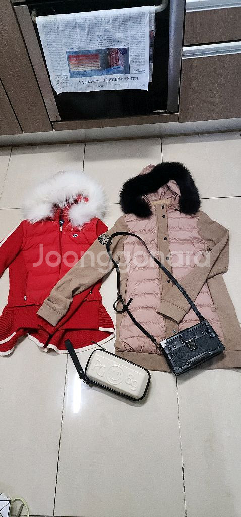 파리게이츠 하드케이스 파우치백/ 파리게이츠 니트패딩--6