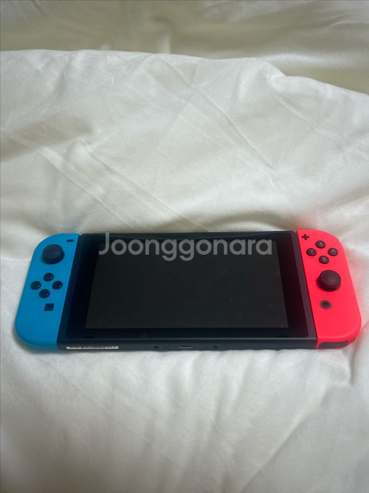 닌텐도 스위치 V2 네온 + 마리오(다운로드) + 동물의숲(칩)--0