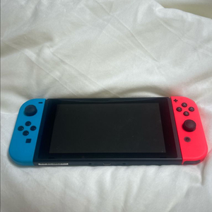 닌텐도 스위치 V2 네온 + 마리오(다운로드) + 동물의숲(칩)