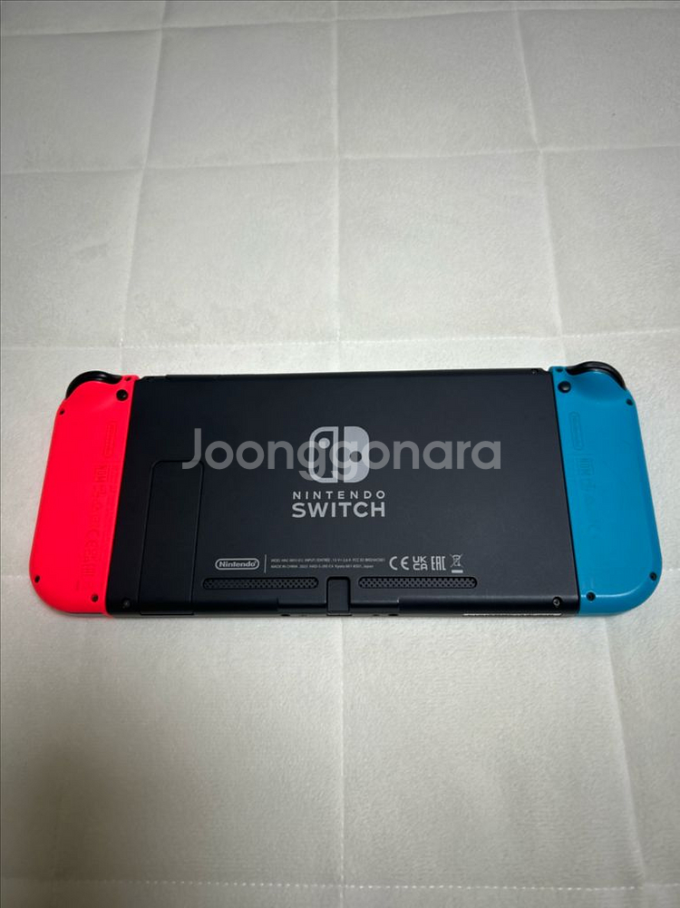 닌텐도 스위치 V2 네온 + 마리오(다운로드) + 동물의숲(칩)--3