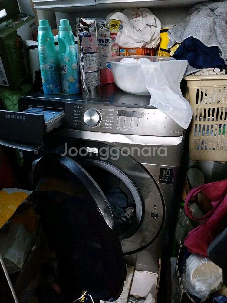 삼성 21kg 이녹스 드럼세탁기--2