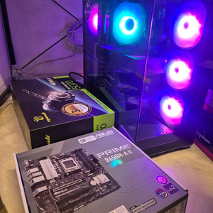 라이젠7800X3D RTX5070 게이밍 블랙 본체