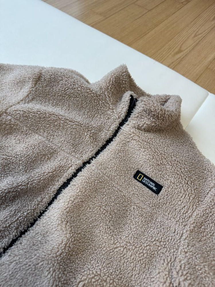 어린이/키즈 내셔널지오그래픽 양면 패딩 점퍼 리버서블 롱점퍼 130사이즈--1