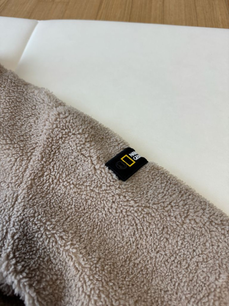 어린이/키즈 내셔널지오그래픽 양면 패딩 점퍼 리버서블 롱점퍼 130사이즈--3