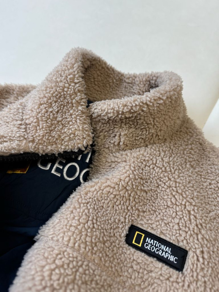 어린이/키즈 내셔널지오그래픽 양면 패딩 점퍼 리버서블 롱점퍼 130사이즈--7