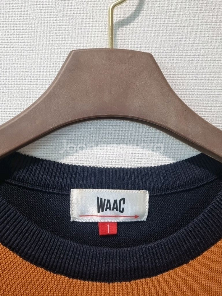 WAAC 와악 여성 골프 니트 (배색 포인트)--2