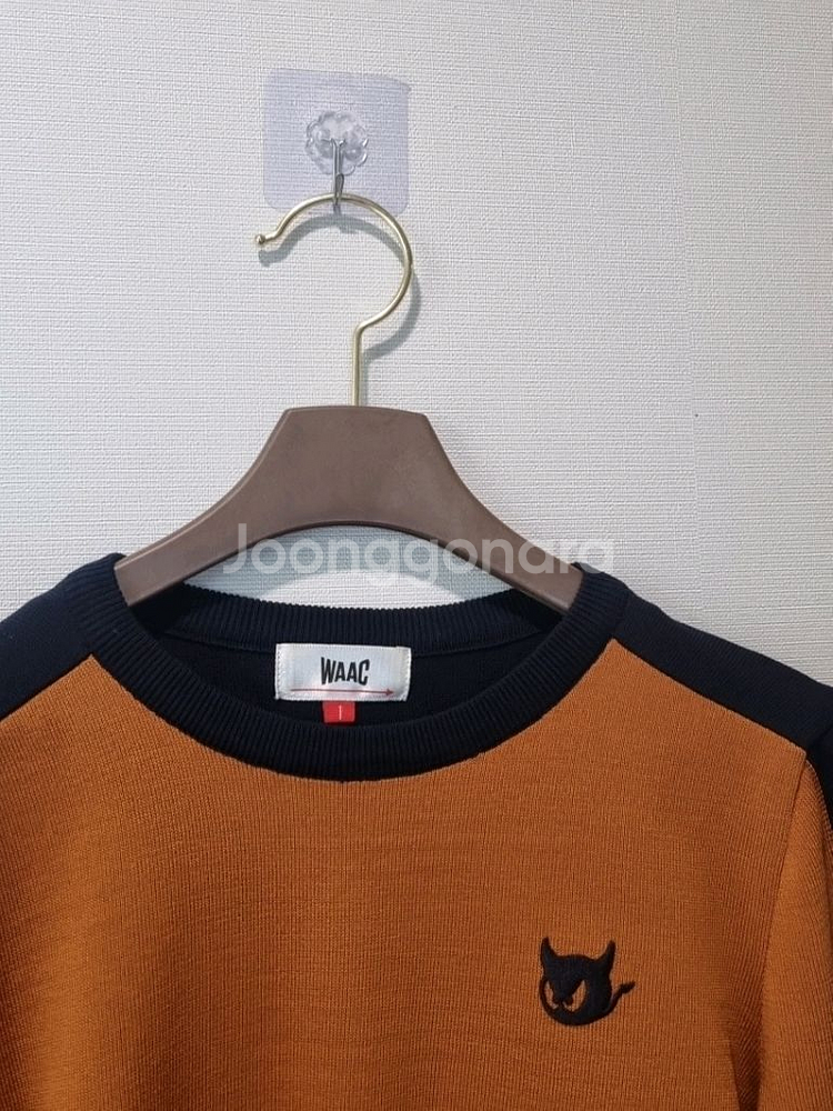 WAAC 와악 여성 골프 니트 (배색 포인트)--3