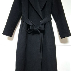모100% 핸드메이드 벨티드 롱코트 55~66