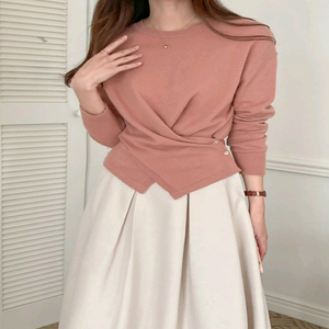 투웨이 꼬임 캐시미어 니트 / 단추 포인트(2color)