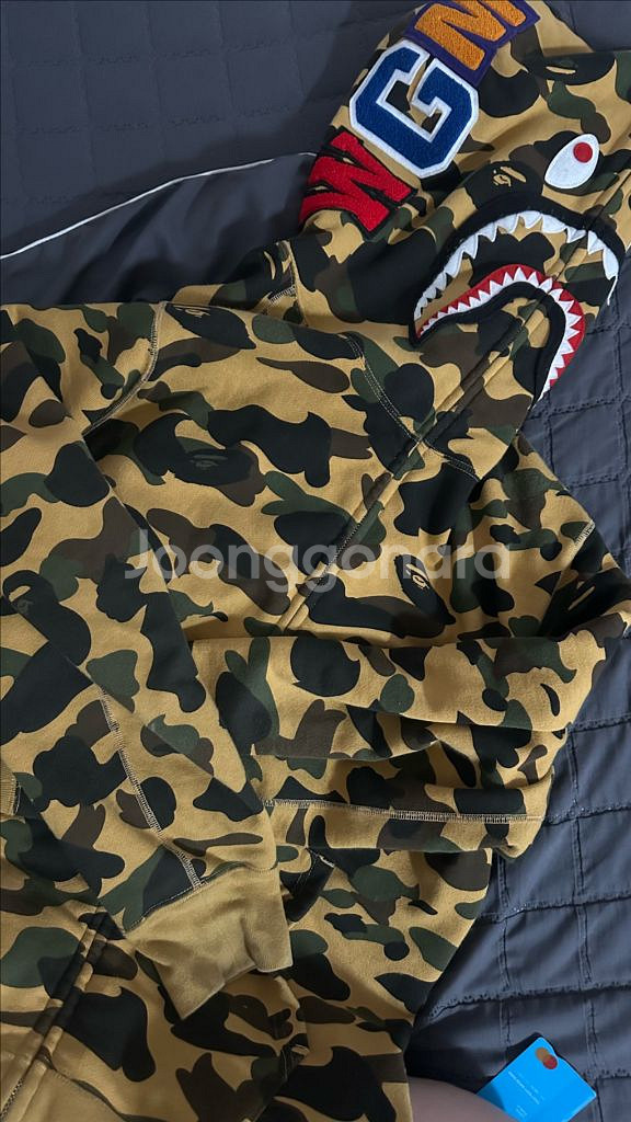 베이프 샤크 후드집업--0