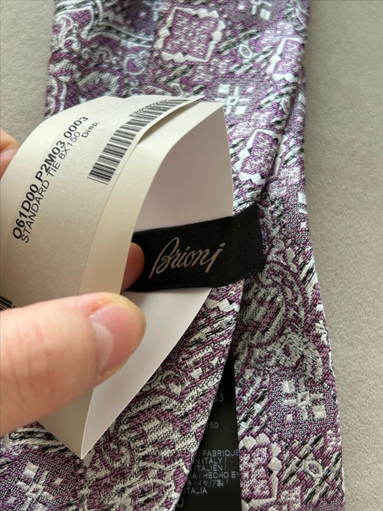 [새상품]브리오니 실크 넥타이--4