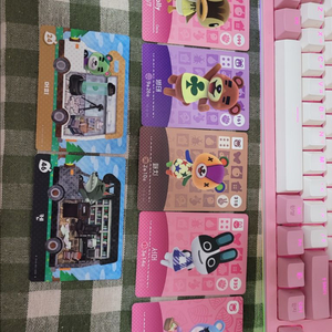 닌텐도스위치 동물의숲 아미보카드 (병태, 미애, 켄, 머피, 귀오미북미판, 패치, 서머)