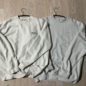 에이카화이트 맨투맨 XL 일괄판매