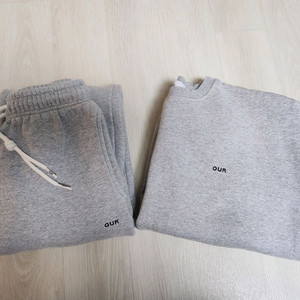 아워 기모상하세트 그레이 JM 사이즈 팔아요