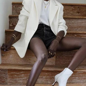 스튜어트 와이츠먼 MELENA75 화이트 부츠 35(~225)