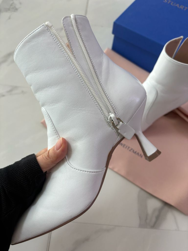 스튜어트 와이츠먼 MELENA75 화이트 부츠 35(~225)--5