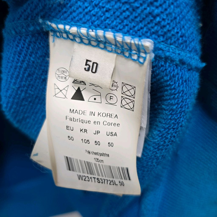 우영미 백로고 후드티 50사이즈 105 이미지