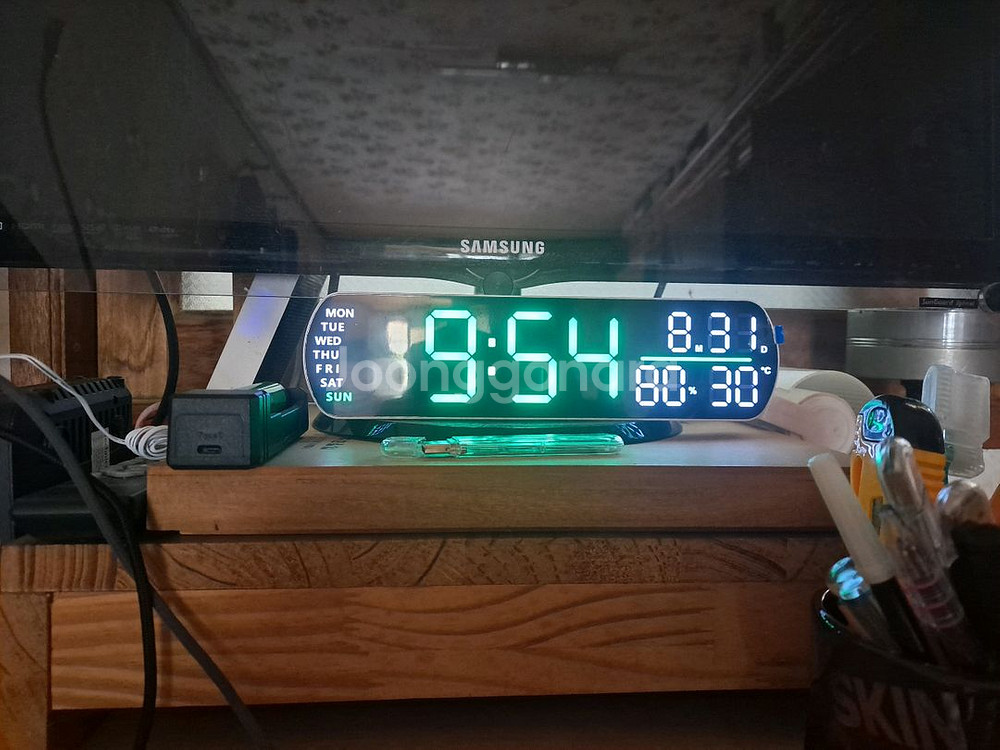 LED 디지털 탁상시계--0