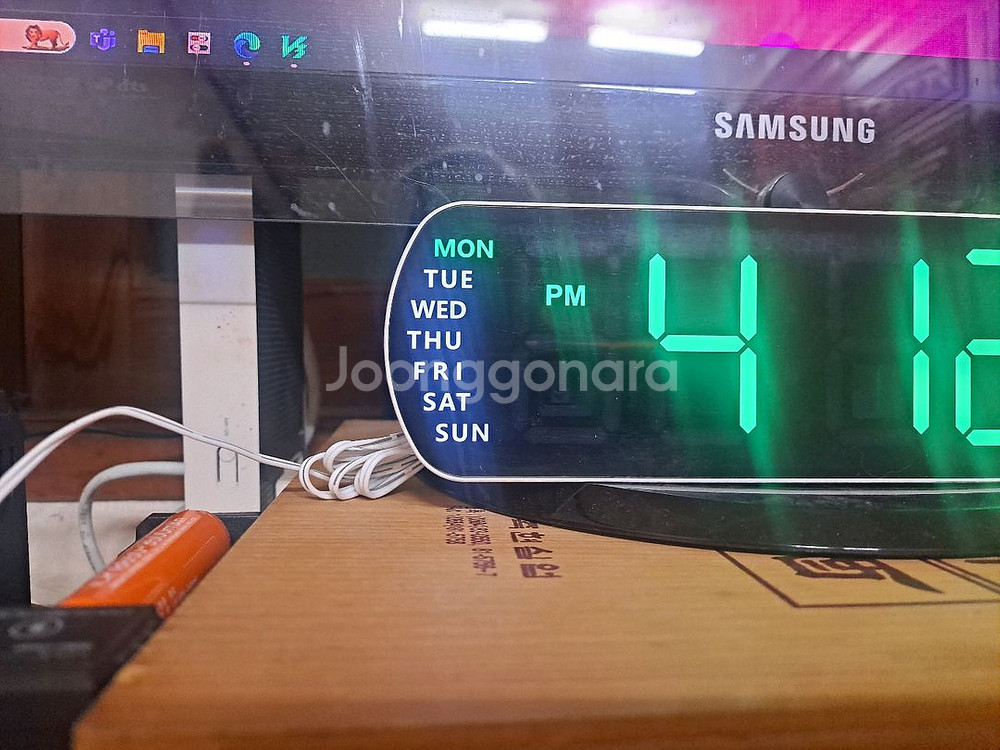 LED 디지털 탁상시계--3