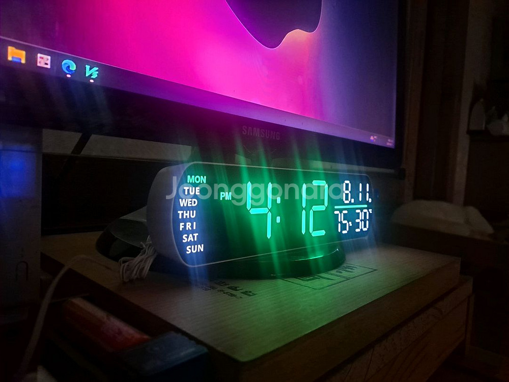 LED 디지털 탁상시계--6