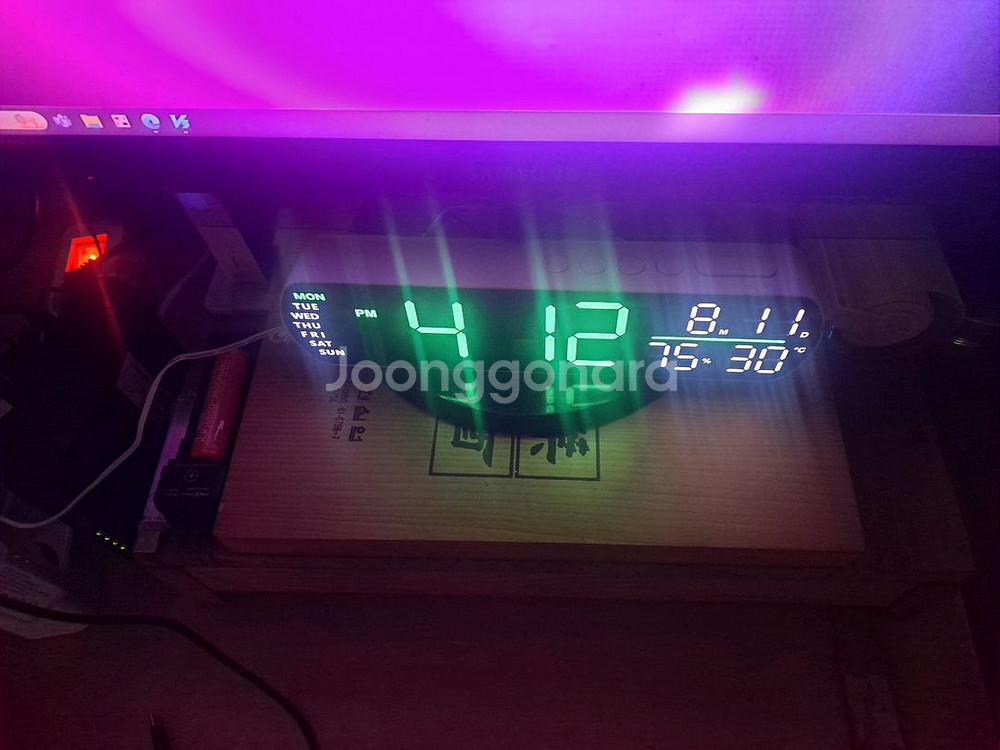 LED 디지털 탁상시계--7