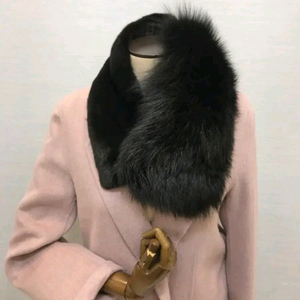 *택포*미샤 리얼밍크100 블랙머플러! 밍크머플러