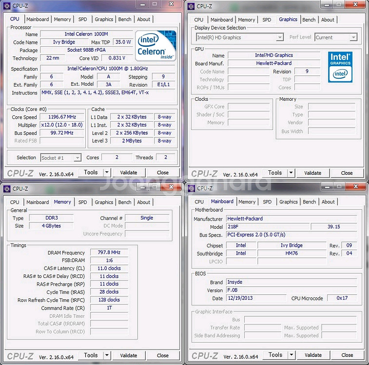 HP 노트북(QCWB 335) - 하자있슴--1