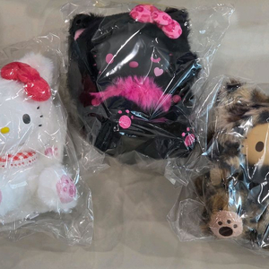 산리오 헬로키티 파인 페이스 캣 마스코트 홀더 인형 키링