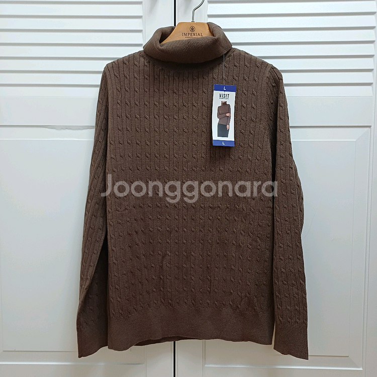 코스트코 VISIT IN NY 여성캐이블터틀넥 L--0